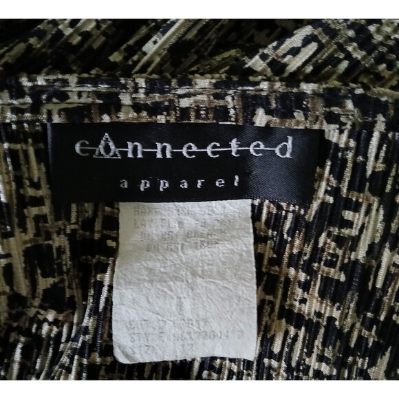 Vintage Maxi Dress Tiered Size 12 Retro Casual Church Modest Business Career USA - Picture 9 of 10